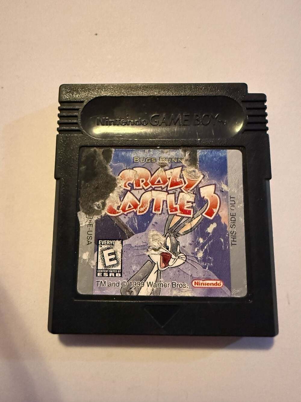 Nintendo Game Boy Bugs Bunny Crazy Castle 3 Cartridge